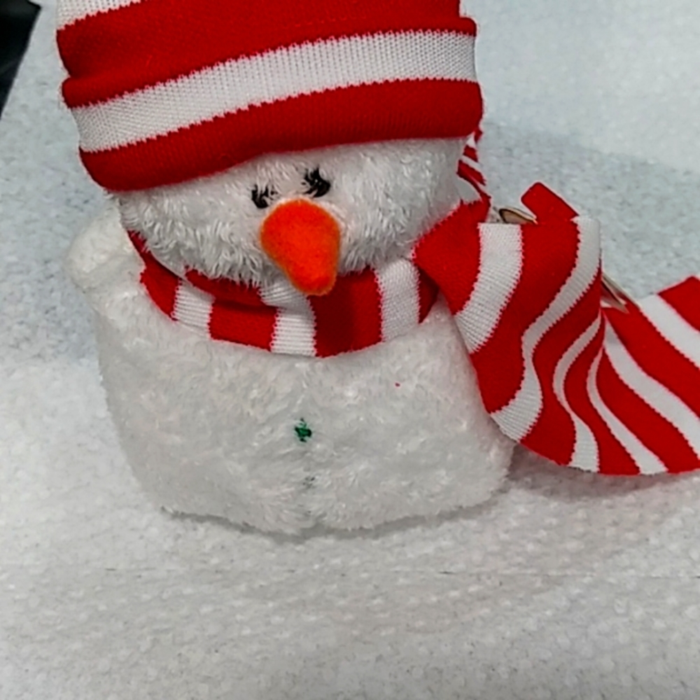Mr. Frost Jingle Beanie baby ornament